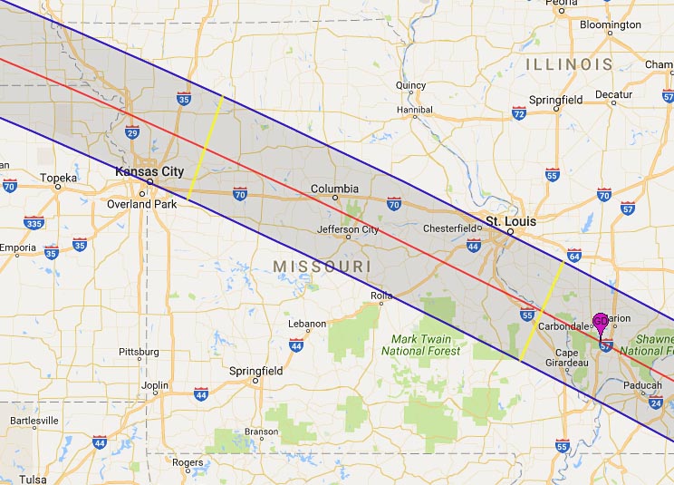 2017 Total Solar Eclipse In Missouri
