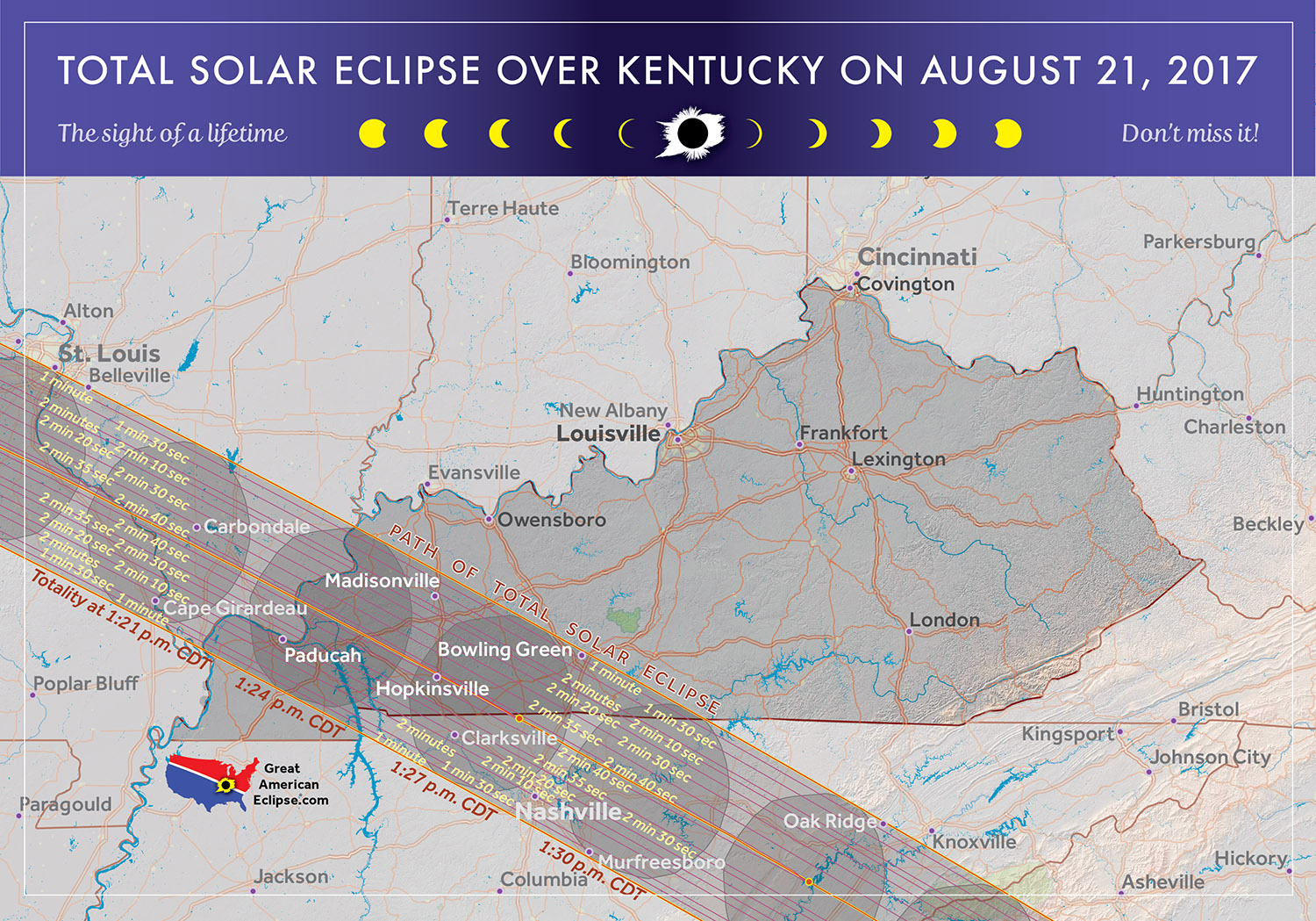 Total Solar Eclipse 2017 Communities In Tennessee