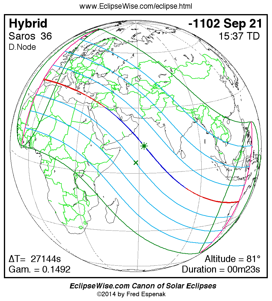 eclipse map