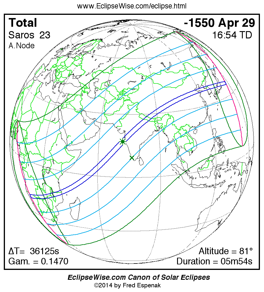 eclipse map