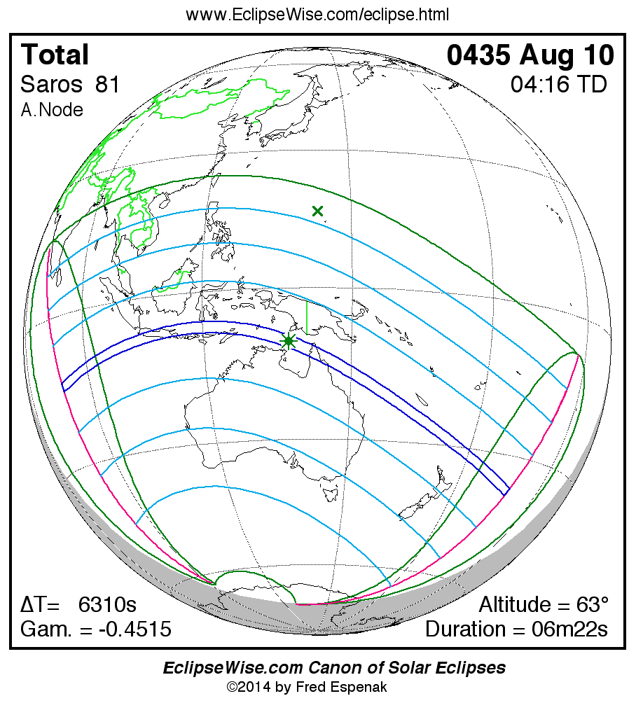 eclipse map