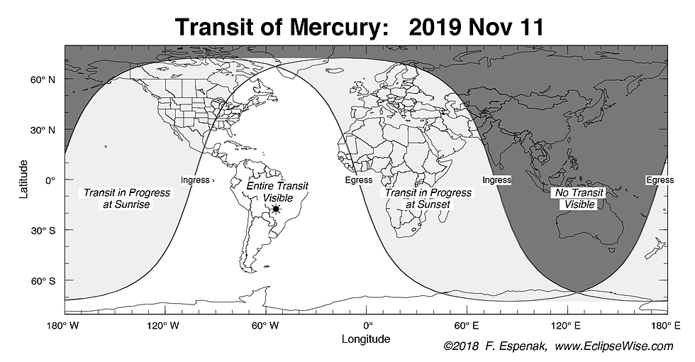 2019 Transit of Mercury