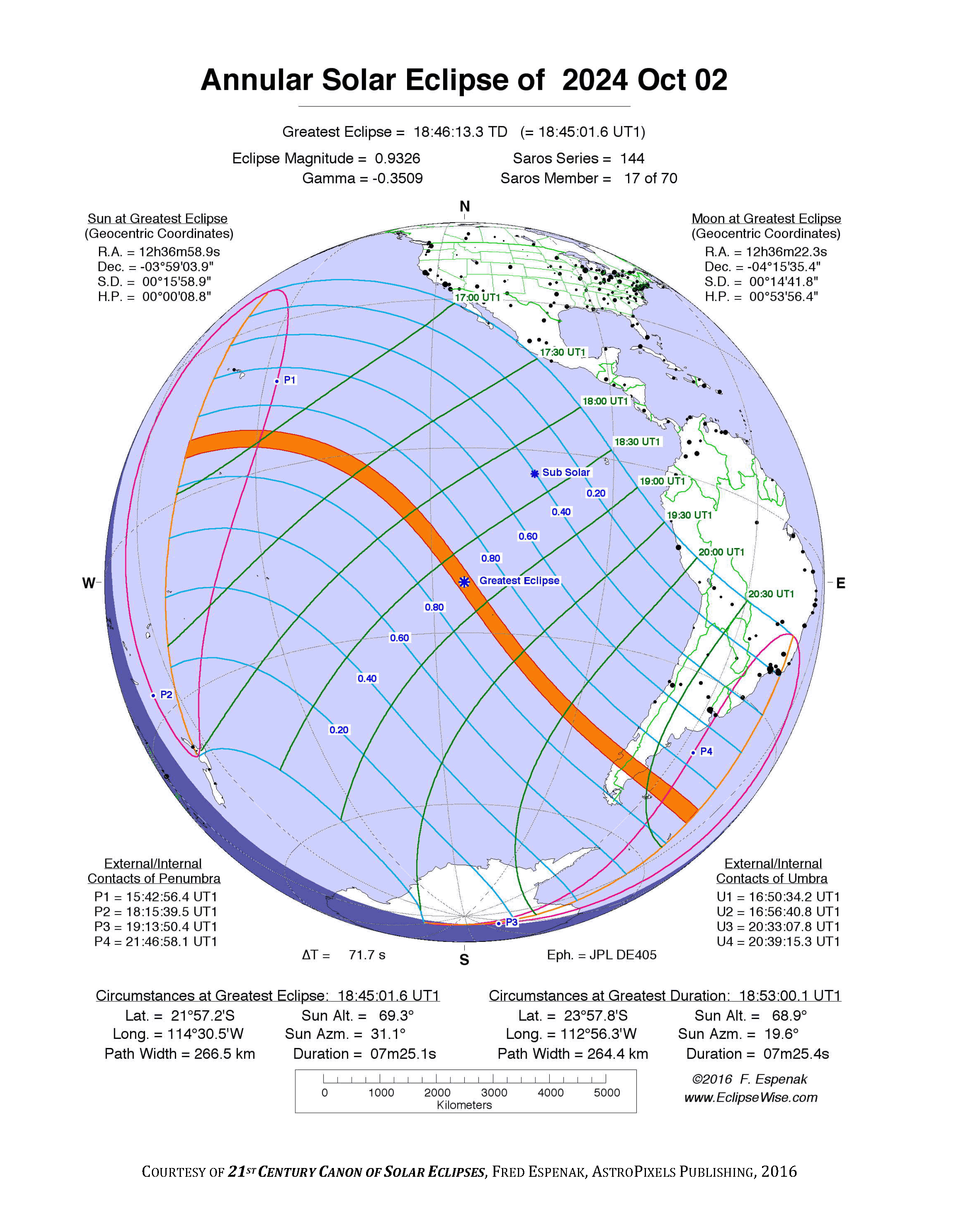EclipseWise Annular Solar Eclipse of 2024 Oct 02